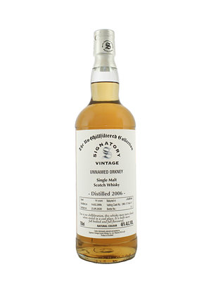 Signatory "The Un-Chillfiltered Collection"  Vintage 2006 "Unnamed Orkney" Single Malt Scotch Whisky